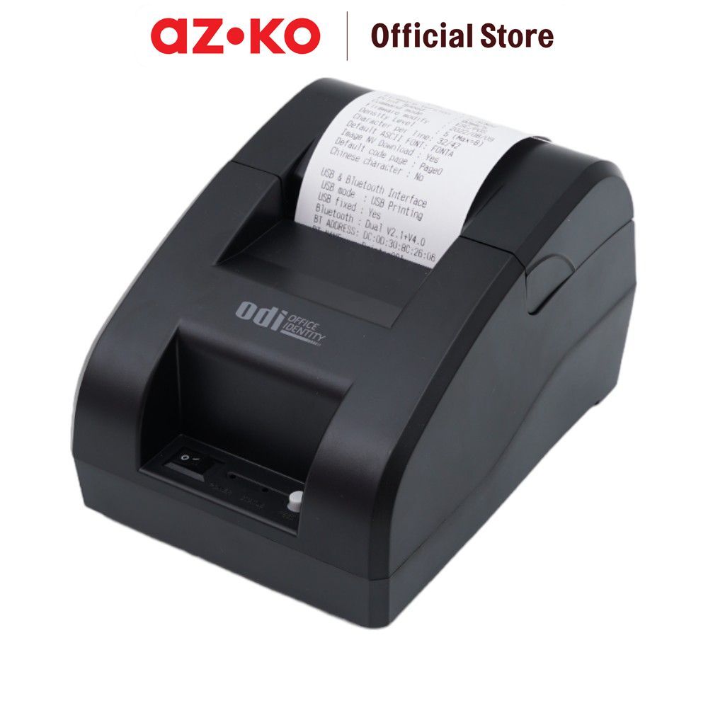 Jual AZKO Odi Printer Thermal Wireless Z58-LV 58 mm - Hitam Cetak Struk ...