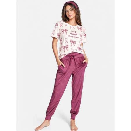 Women's Velvet Joggers VSS Celana Panjang Jogger Wanita Bahan Velvet