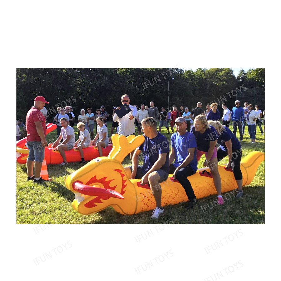 Jual Dragon Race Team Building Inflatable Dragon Boat Tube Inflatable ...