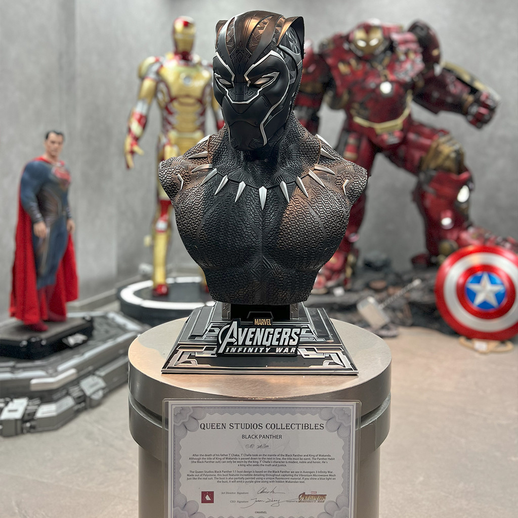 Jual Special Statue Black Panther Queen Studio Bust Life Action Figure ...