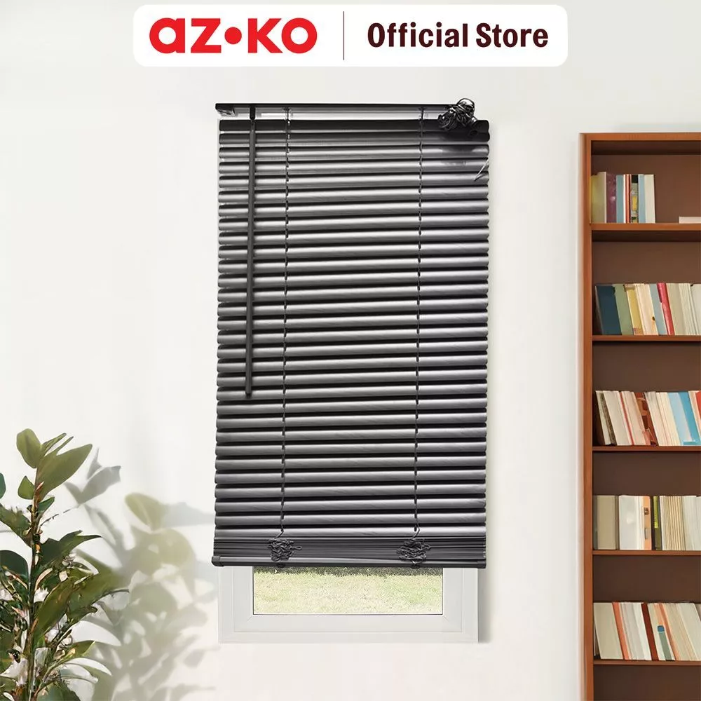 AZKO Forhom 90X180 Cm Venetian Blind Tirai Penutup Jendela Kerai Hordeng Penghalau Cahaya Aksesoris Jendela - foto 1