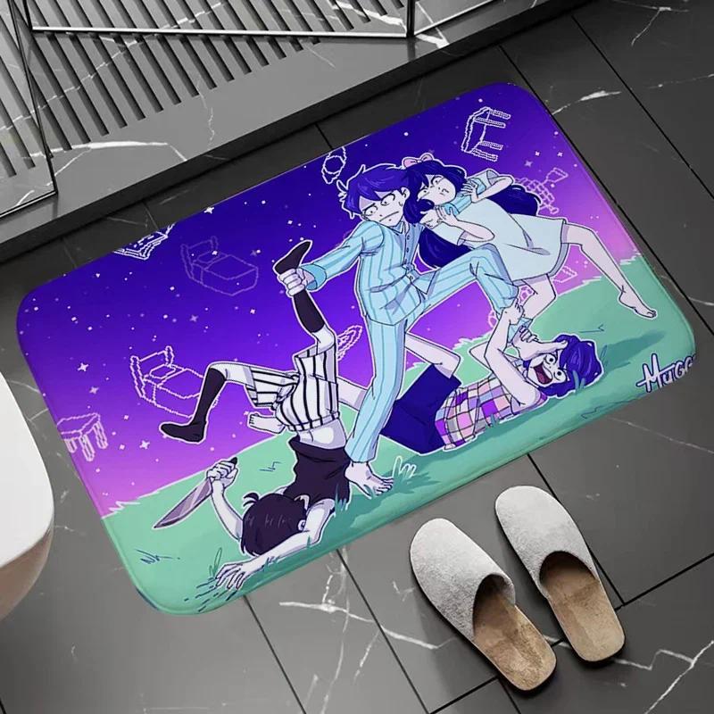 Jual Anime Omori Floor Mats Non-slip Kitchen Entrance Door Mat Prayer ...