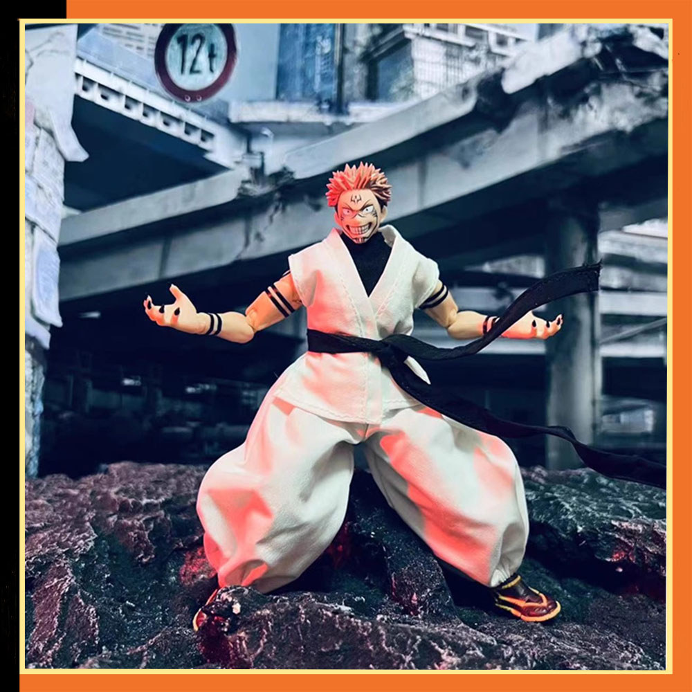 Jual SHF 1/12 Scale Male Soldier Jujutsu Kaisen Ryomen Sukuna Clothings ...