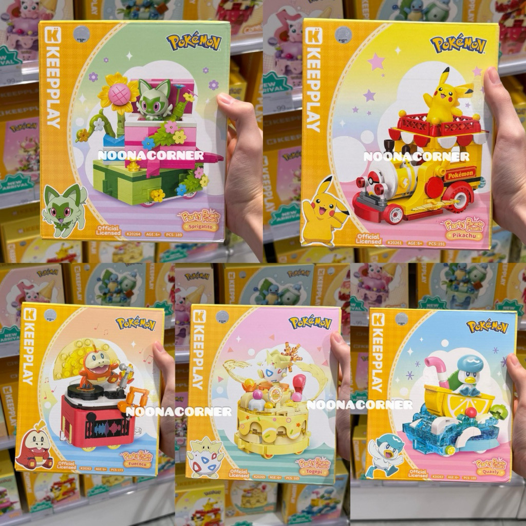 Jual JAJAROMA Ohsome! x Keepplay ‼️ DIY Building Blocks Pokemon Party ...
