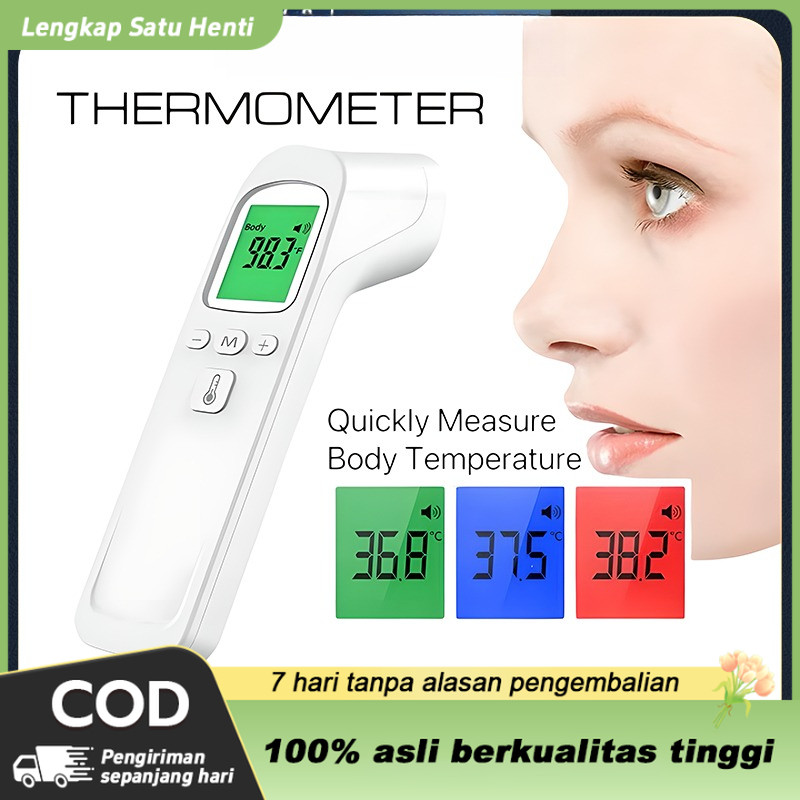 Jual Thermogun Termometer Suhu Tubuh Digital Termometer Inframerah Non ...