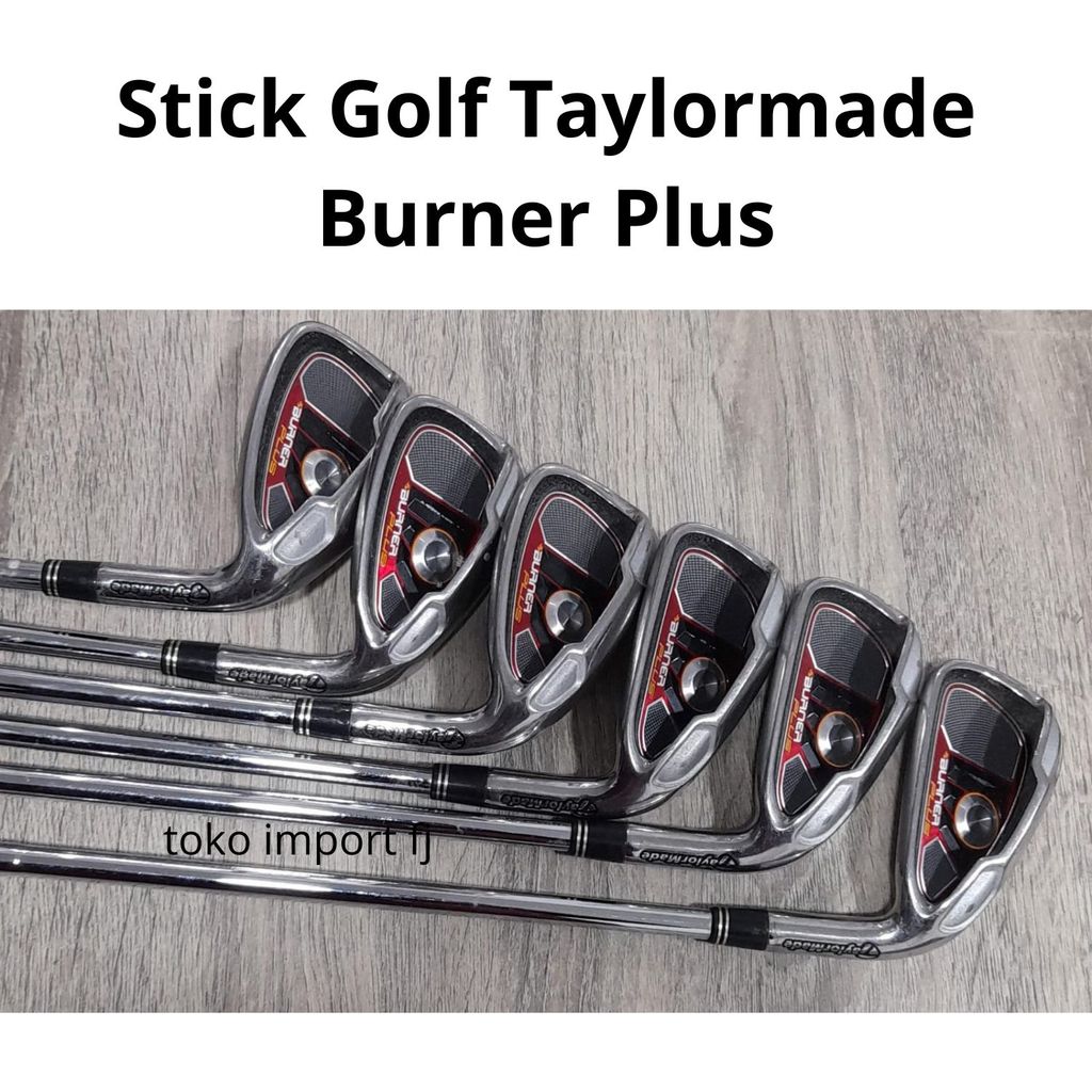 Jual Stick Golf Iron Set Taylormade Burner Plus 5 6 7 8 9 P - Stik