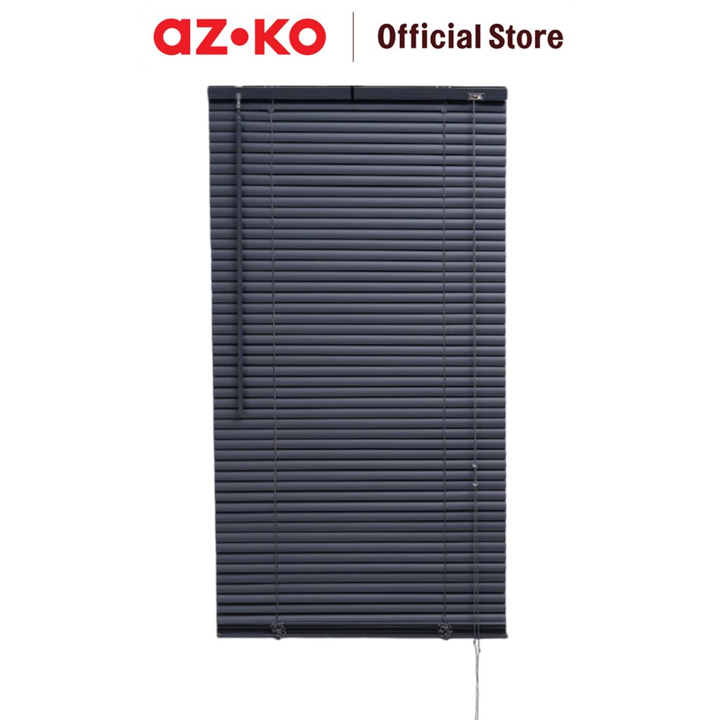 AZKO Forhom Venetian Blind 25 mm 160x220 cm - Abu-Abu Blind Horizontal Kerai Jendela Blinds Slat Tirai Blinds