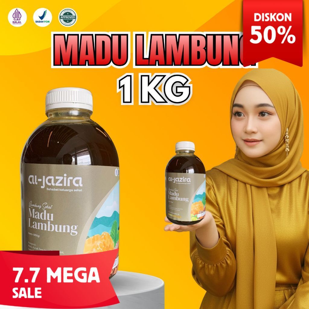 Madu Lambung 1kg |Ampuh Atasi Magh Kronis,  Asam Lambung, Gerd, Anxiety
