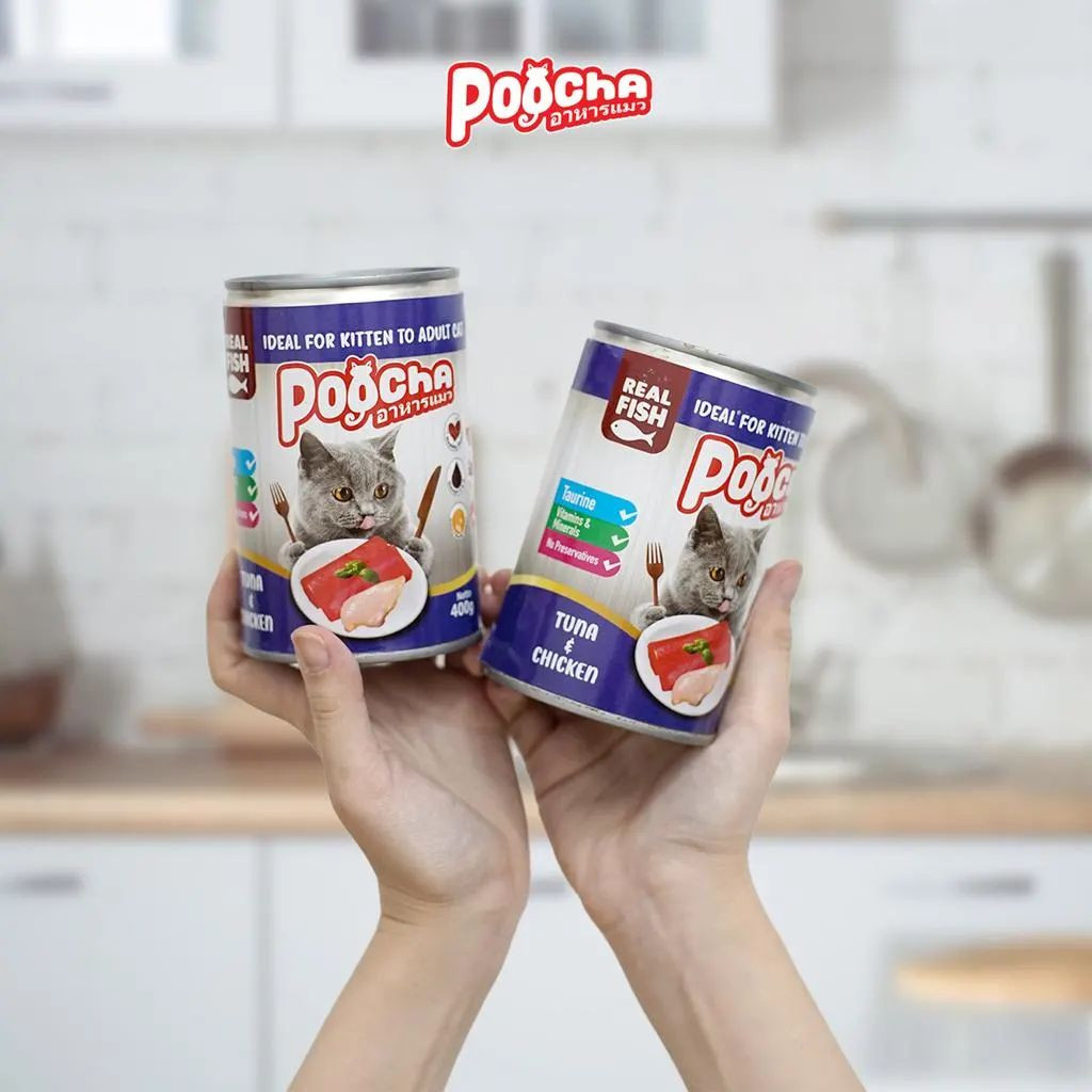 Jual POOCHA Wet Cat Food 400 GR Makanan Kucing Basah Kaleng Poccha ...