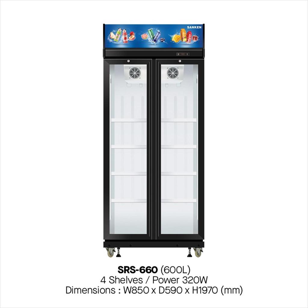 Jual SANKEN SRS-660 SHOWCASE 2 PINTU 600L INVERTER LOW WATT ORIGINAL ...