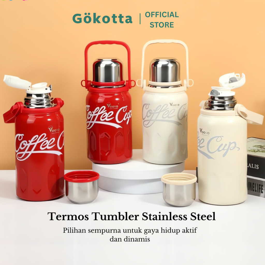 Jual GOKOTTA Tumbler Baja Tahan Karat 800ml / 1200ml Botol Stainless ...