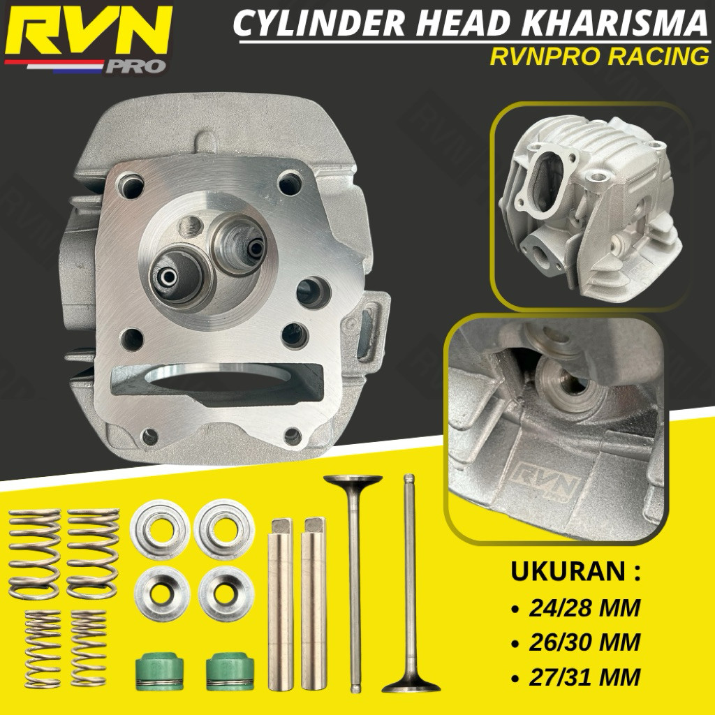 Jual RVN BLOK HEAD KPH KHARISMA KPH SUPRA X 125 KARBU X125 KARISMA 24 ...
