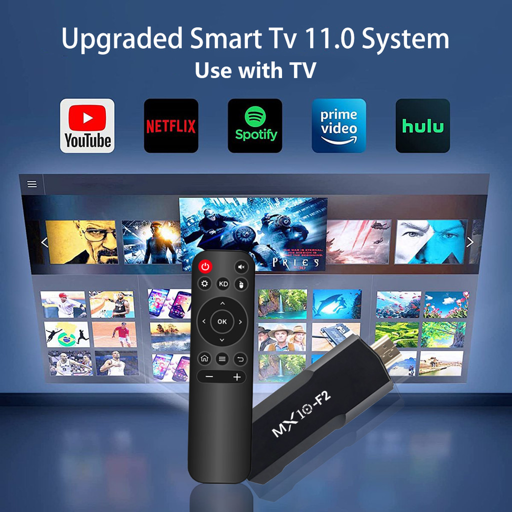 Jual Android TV Stick MX10 F2 Allwinner RK3228A WiFi 2.4G/5G BT4.0 Fire ...