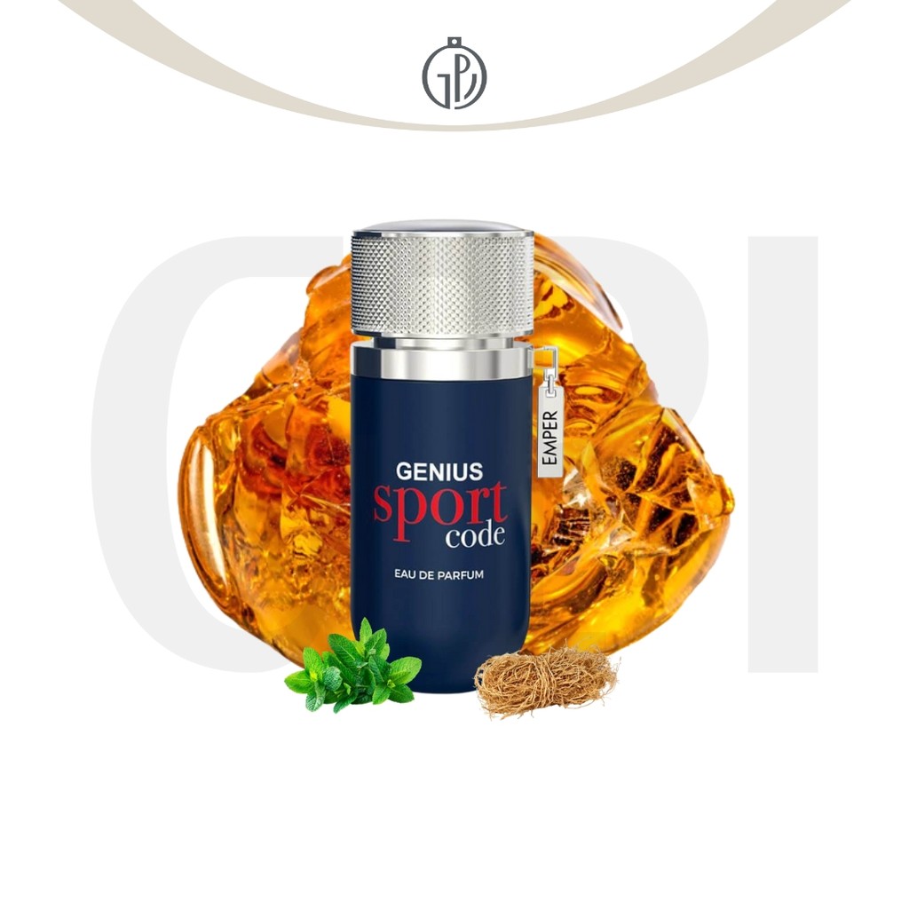 Jual Parfum Emper Genius Sport Code for Men EDP 100 ml | Shopee Indonesia