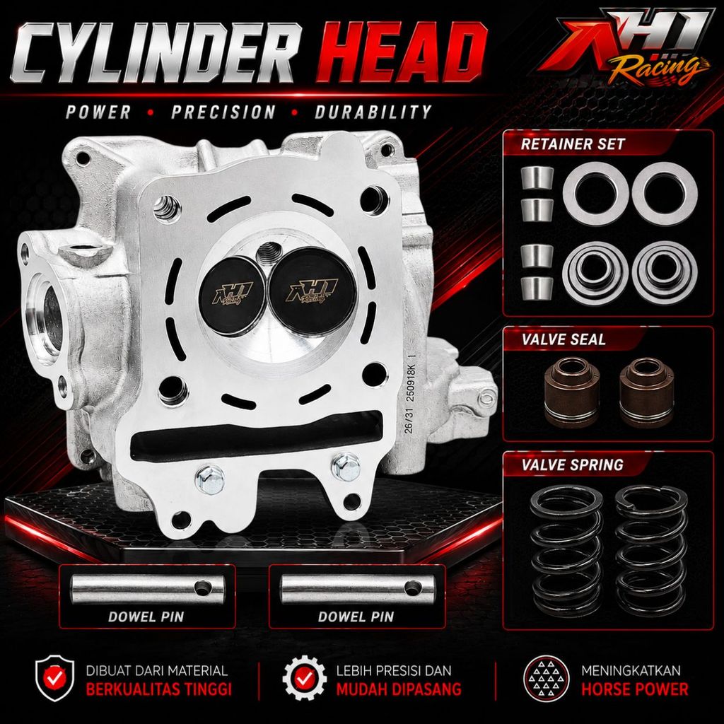 Jual Cylinder Block Blok Head Vario 125 150 PCX 150 ADV 150 24/29 25/30 ...
