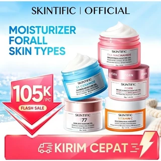 [SKINTIFIC AUTHORIZED] MOISTURIZER COLLECTION MSH Niacinamide Brightening Moisturizer Gel / 5X Ceramide Barrier Moisturizer Gel / Sensitive Moisture Gel / Skin Renewal Moisturizer Retinol / 3X Acid Anti-Acne Gel Moisturizer