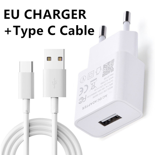 5V 2A Fast USB cable EU Charger adapter For Huawei honor 9x 8x 8a 8s 8c 7x  6x 6a 7c 7a pro Y5 Y6 Y7 2018 Y9 PRIEM 2019 P Smart Z