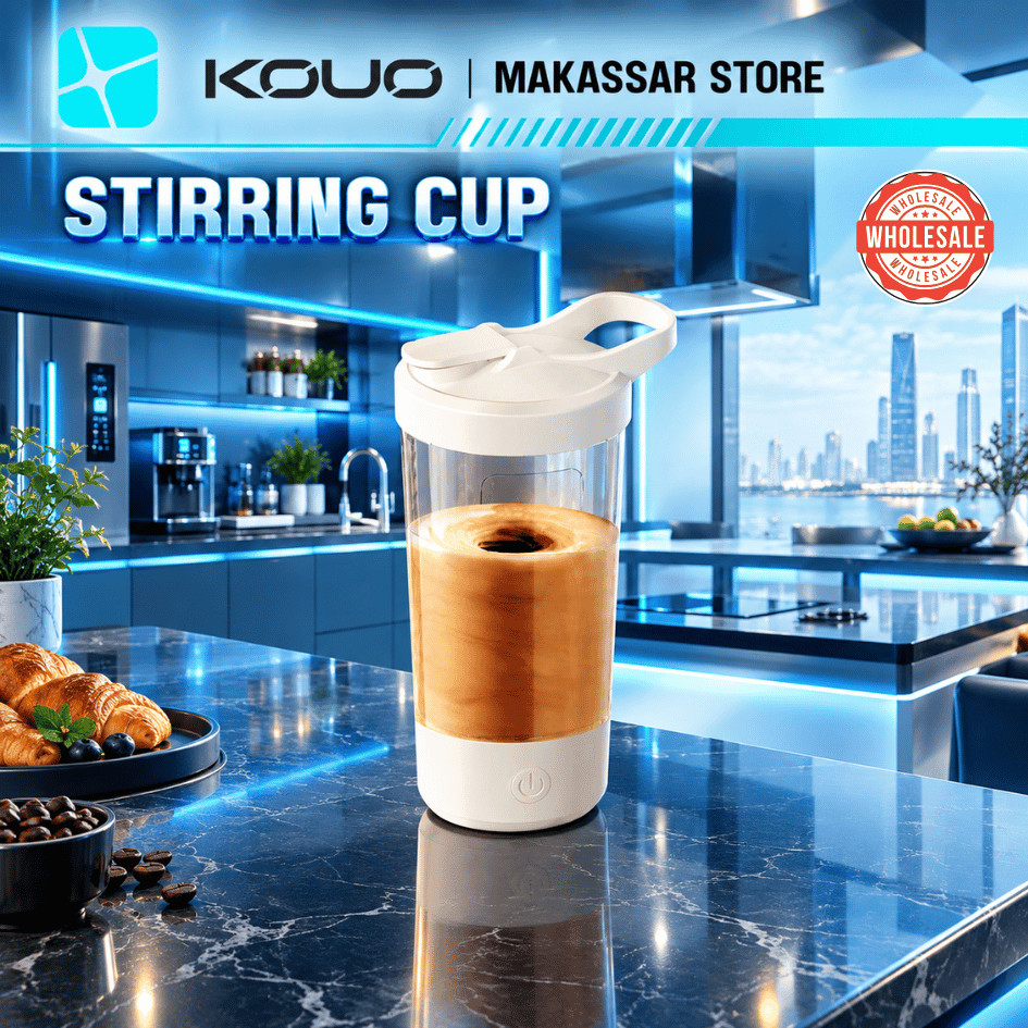 Jual KOUO MAKASSAR Stiring Cup Mixing Minuman Bubuk Portable Kapasitas ...