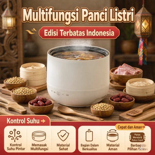 Rice Cooker Mini 1.6L Anti Lengket Multifungsi