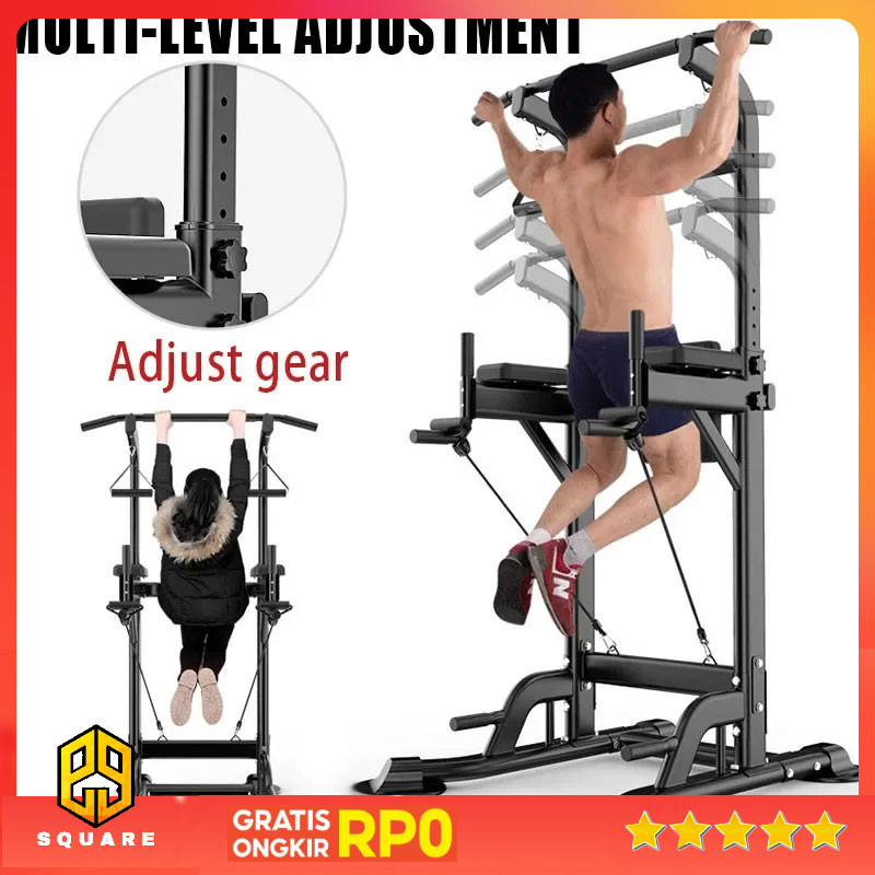 Jual TaffSPORT Fitness Station Pull Up Bar Body Building Rig Home Gym ...