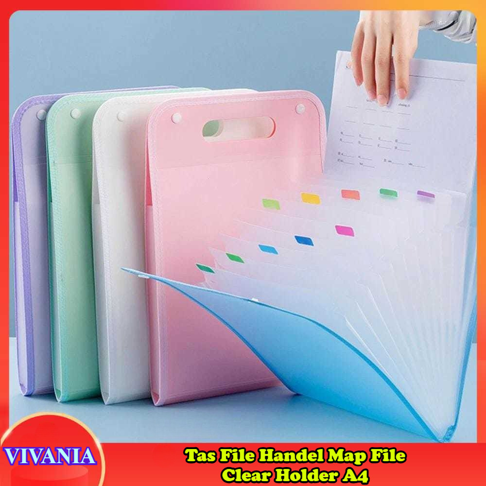 Jual VIVANIA - J3 Tas File Akordeon | Tas File Handel Map File Clear ...
