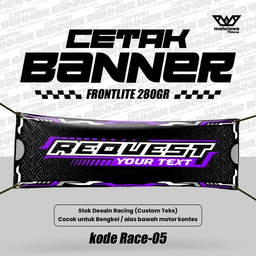 Jual Termurah Custom Banner Bengkel Desain Racing Spanduk Kontes ...