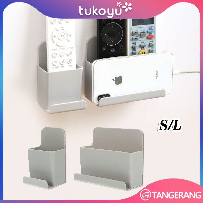 Jual Tempat Penyimpanan Remote HP Tempel Dinding Kotak Organizer ...