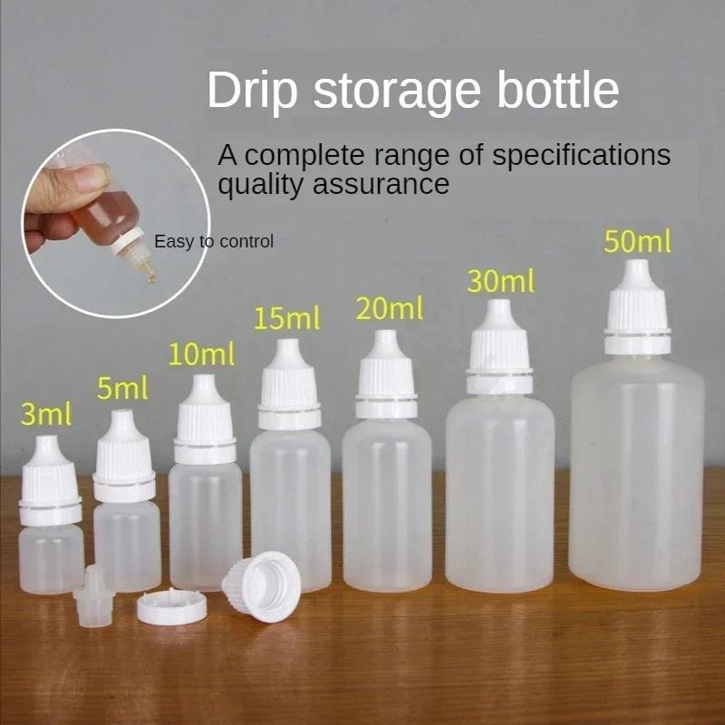 Jual 100PCS extrudable dropper bottle. Compressible eye drop bottle ...