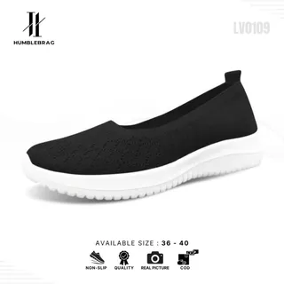 Hmbrg Felix LV0109 Sepatu Slip On Wanita Sneakers Sepatu Motif Diamond Wanita