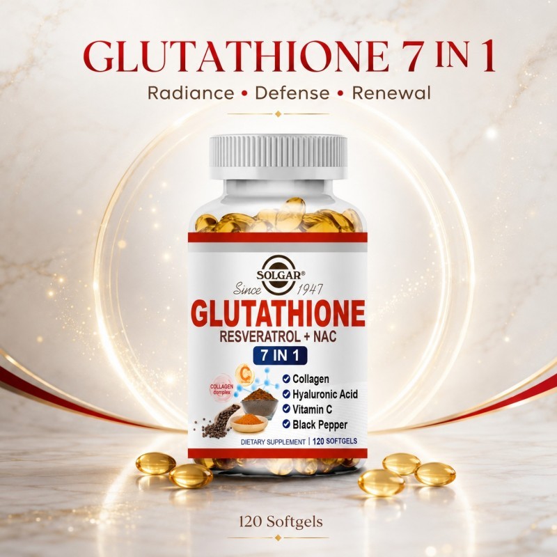 glutathione softgels 400mg Jual SOLGAR 120 + Collagen Resveratrol NAC Vitamin C – Suplemen Kulit Glowing, Cerah & Anti Aging Pack:30 Tablets Glow up with every tissue recovery