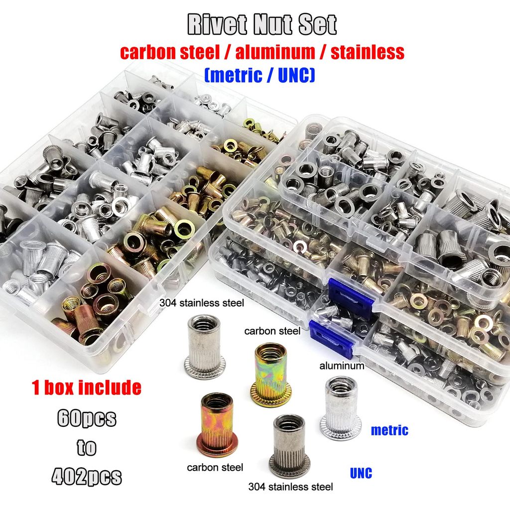 Jual 1 Box M3 M4 M5 M6 M8 US Coarse Thread UNC 304 A2-70 Stainless ...