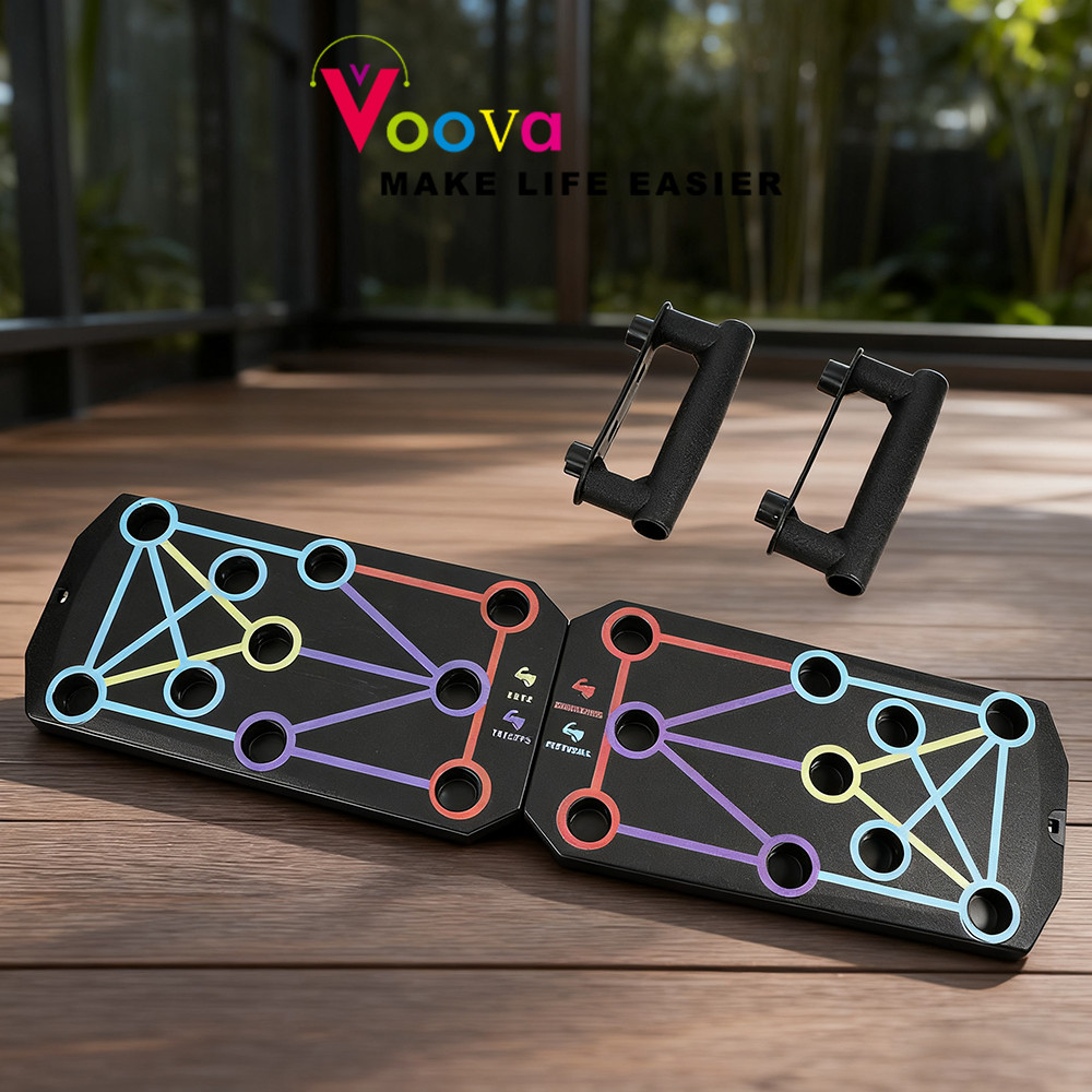 VOOVA Alat Olahraga Push Up Board Anti Slip/ Alat Fitness Papan Push Up/Push up Stand Gym Fitness Handle/Alat Bantu Untuk Fitness