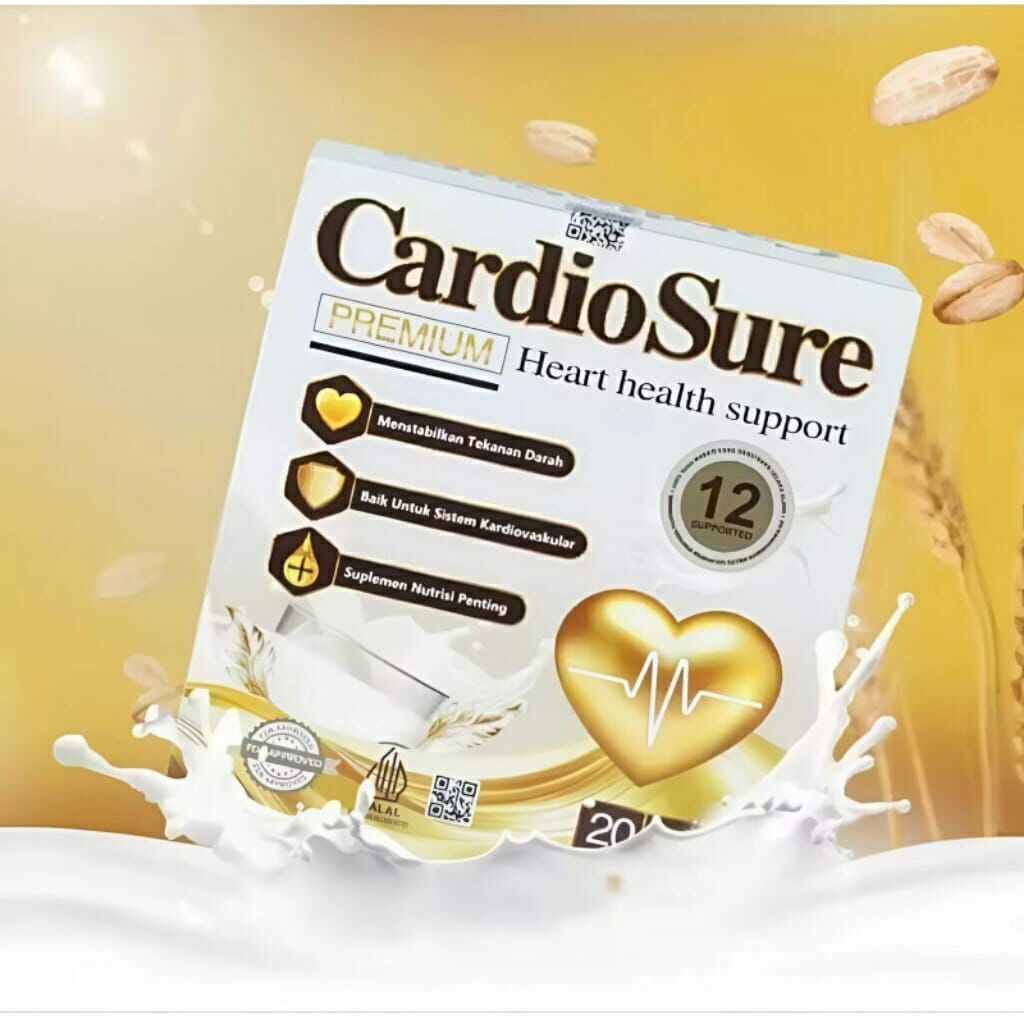 Cardio sure susu kesehatan jantung ,hipertensi kolestrol dan tekanan darah tinggi ORIGINAL ORI