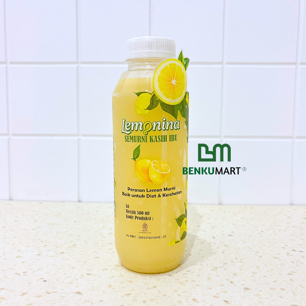 Jual Lemonina Sari Lemon Murni (500 ml) | Perasan Lemon Asli 500 ML ...