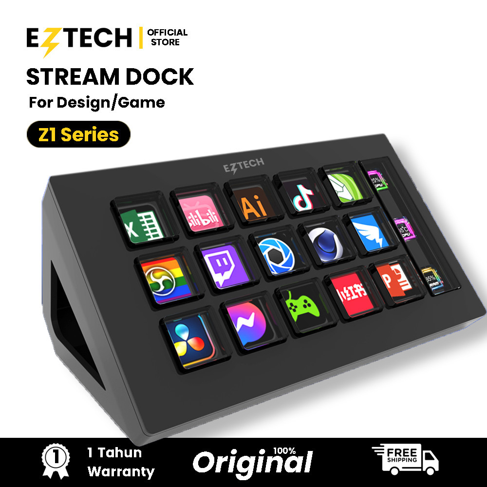 Jual Stream Deck Z1 Control Pad All in One LCD Screen Customized ...