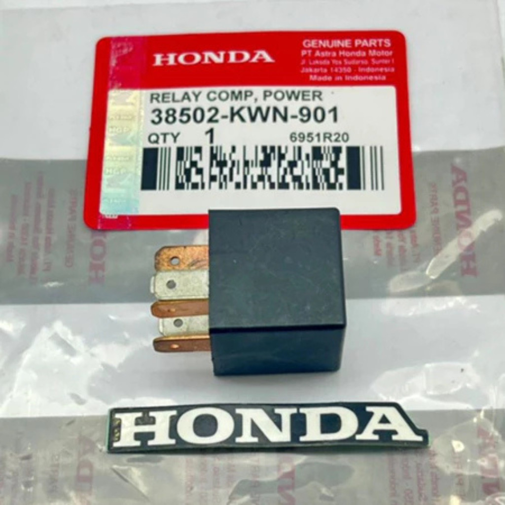 Jual 38502-KWN-901 Relay Comp Power 5 Pin Honda Vario 150 eSP Original ...