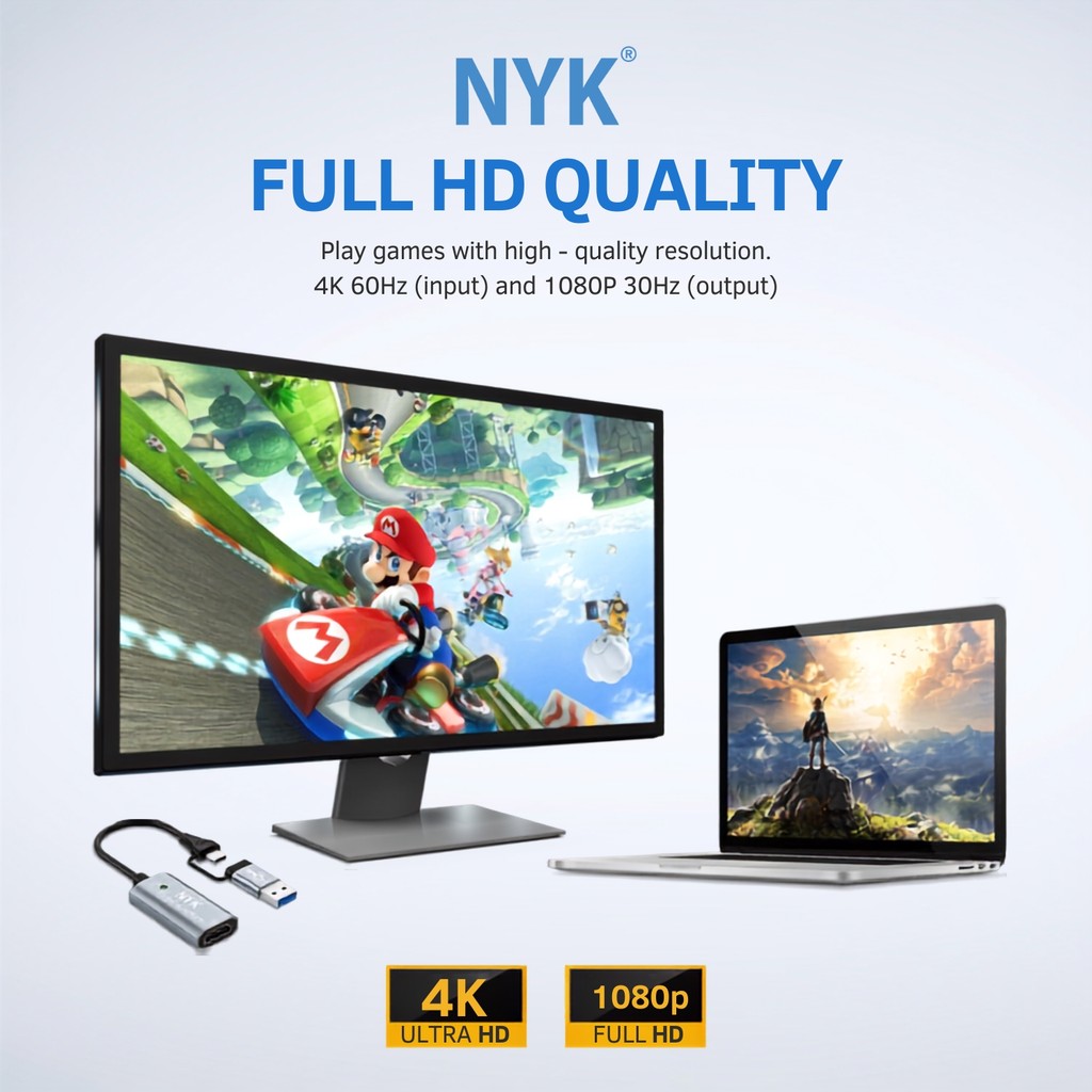 NYK Video Capture Hdmi OTG Usb Kabel Type C to HDMI HC 6 COD (2)