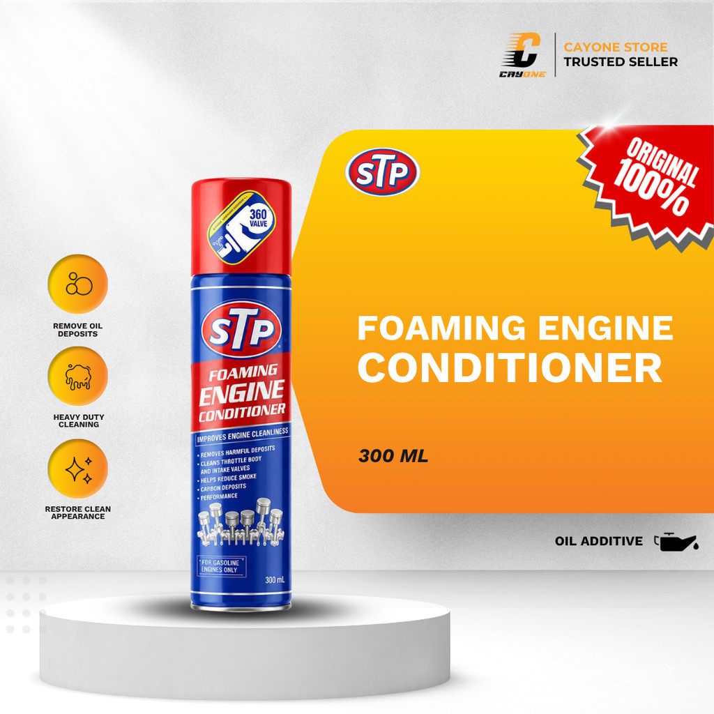 Jual STP Foaming Engine Conditioner 300 mL - Pembersih Ruang Bakar ...