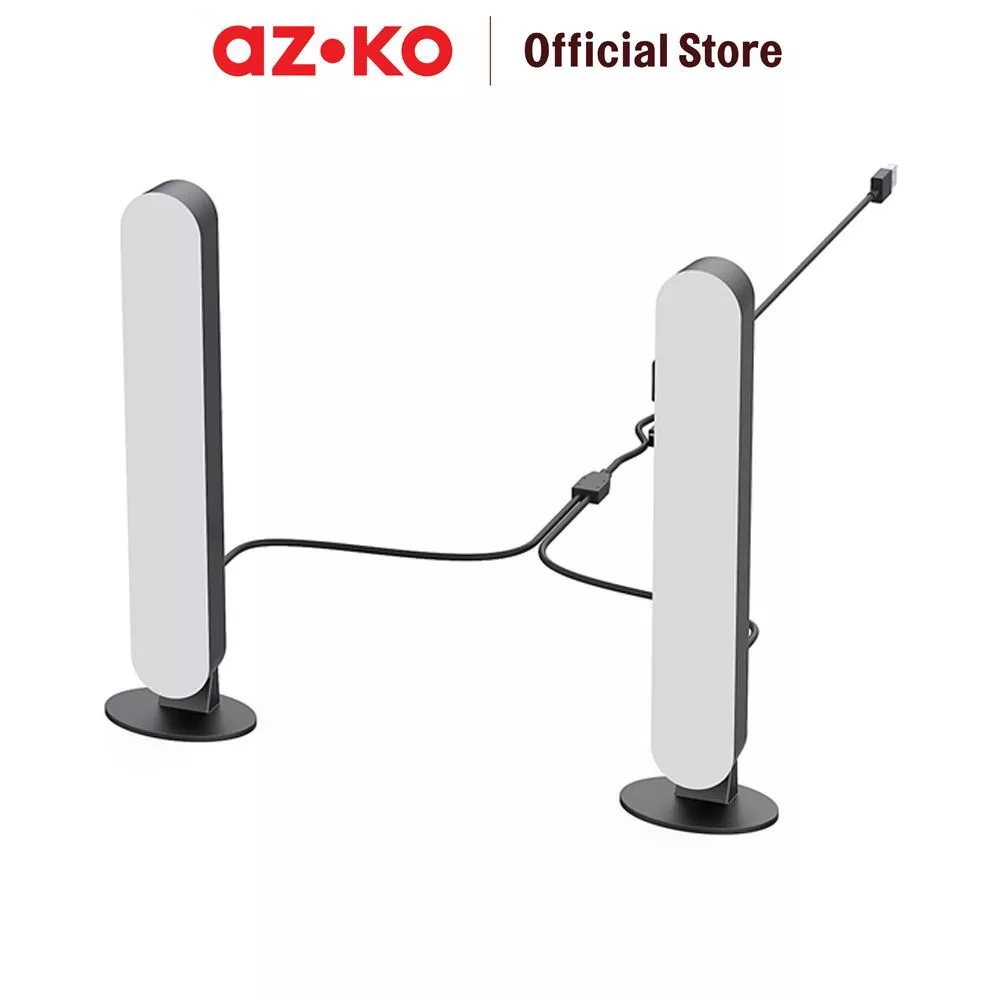 AZKO Eglare Lampu Meja LED Bar RGB Dengan Remote - Hitam Lampu Belajar Lampu Tidur Minimalis Lampu Hias Table Lamp Desk Lamp