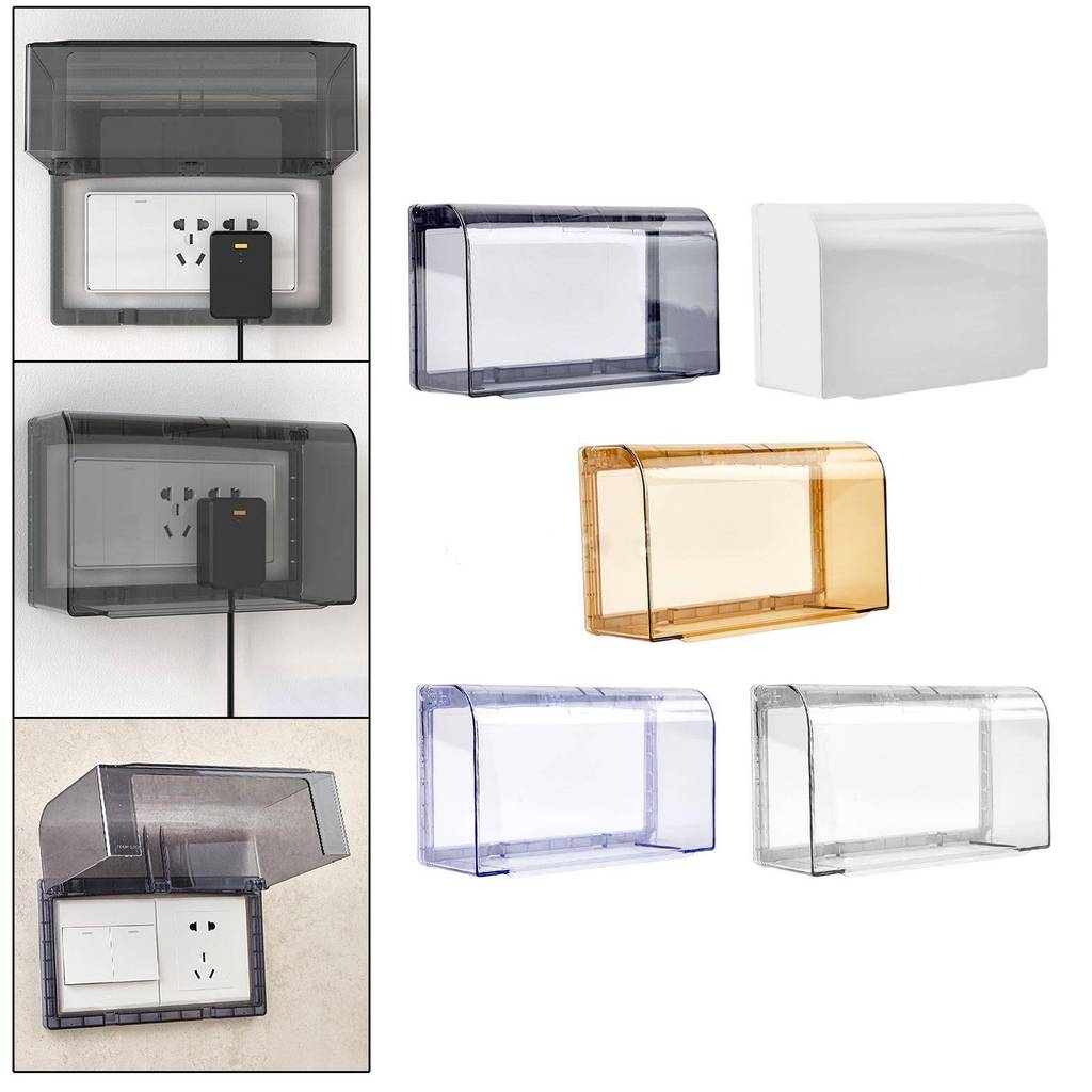 Jual Waterproof Dustproof Socket Cover Outlet Box Socket Protection ...