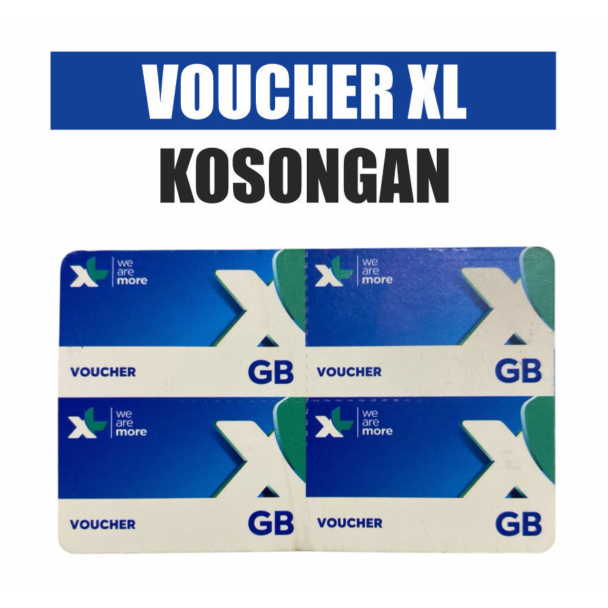 Voucher Kosong Xl 4in1 Nasional (Harga untuk 1SN)
