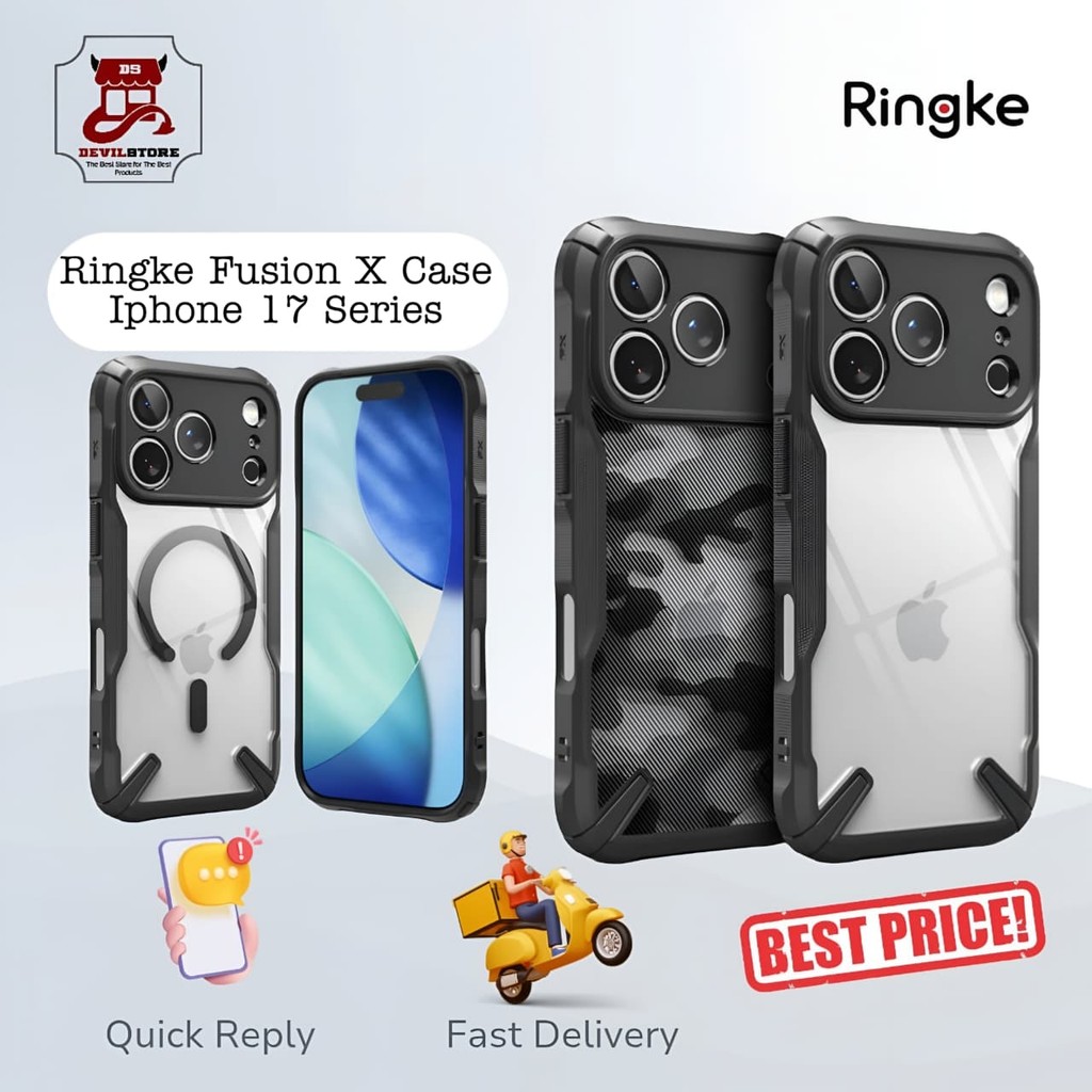 Jual Ringke Fusion X Case Compatible for iPhone 17 Pro Max 17 air 17 ...