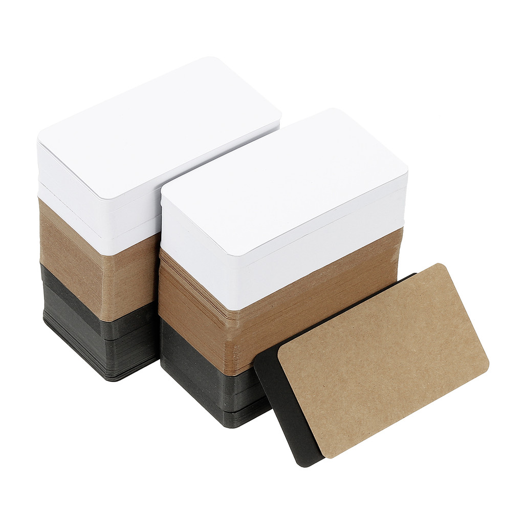 Jual 300/600Pcs 3.5"x2" Blank Business Cards Small Blank Cards ...