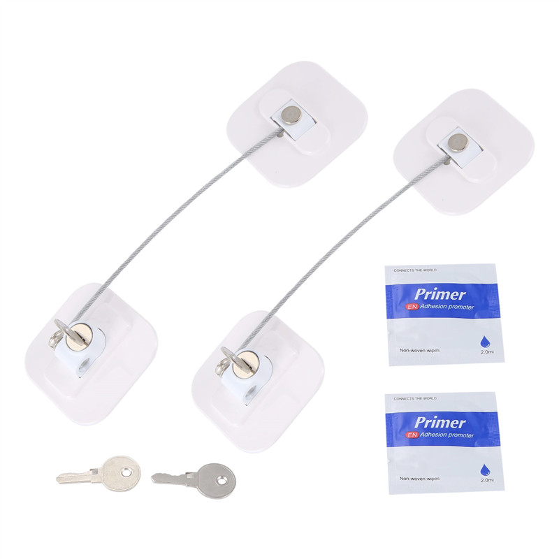 Jual AED6-Refrigerator Lock, Mini Fridge Lock With Key For Adults, Lock ...