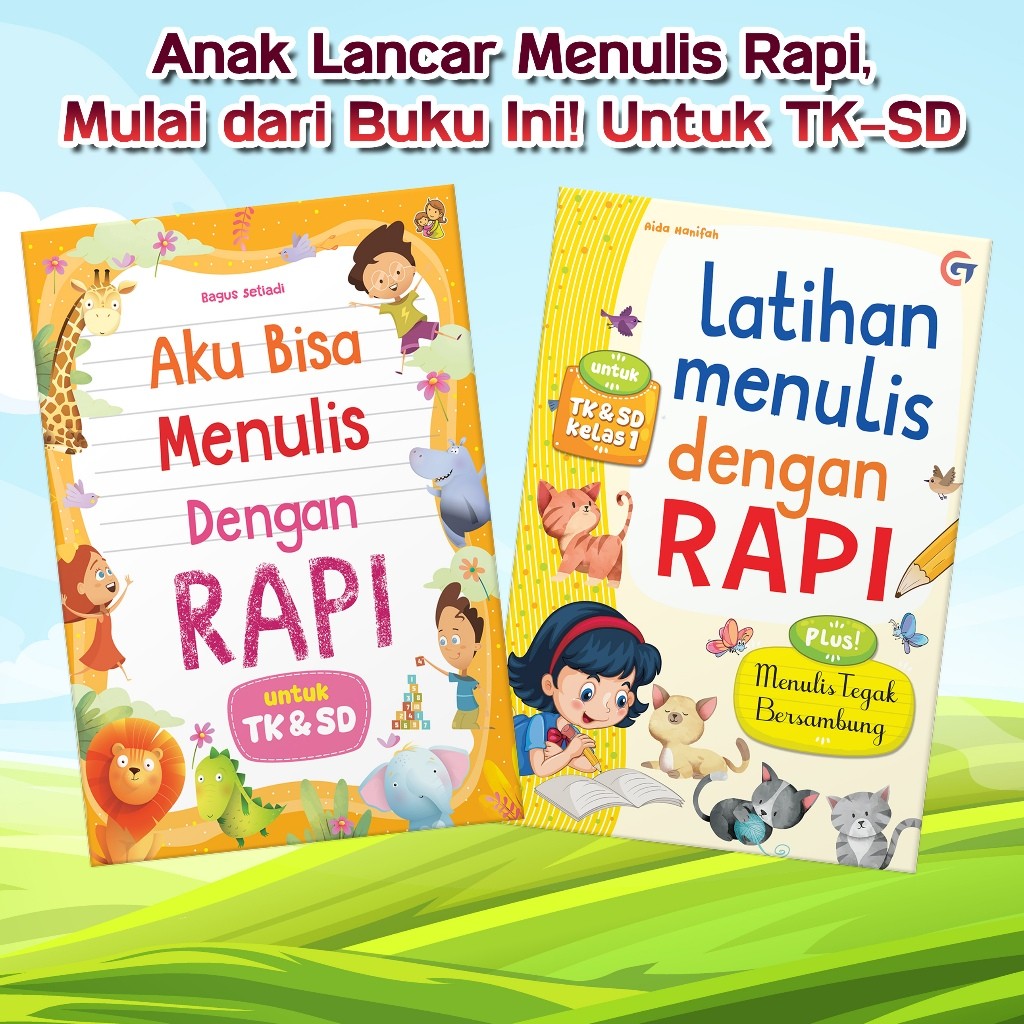 Jual Buku Belajar Menulis - Aku Bisa Menulis Dengan Rapi Untuk TK & SD ...