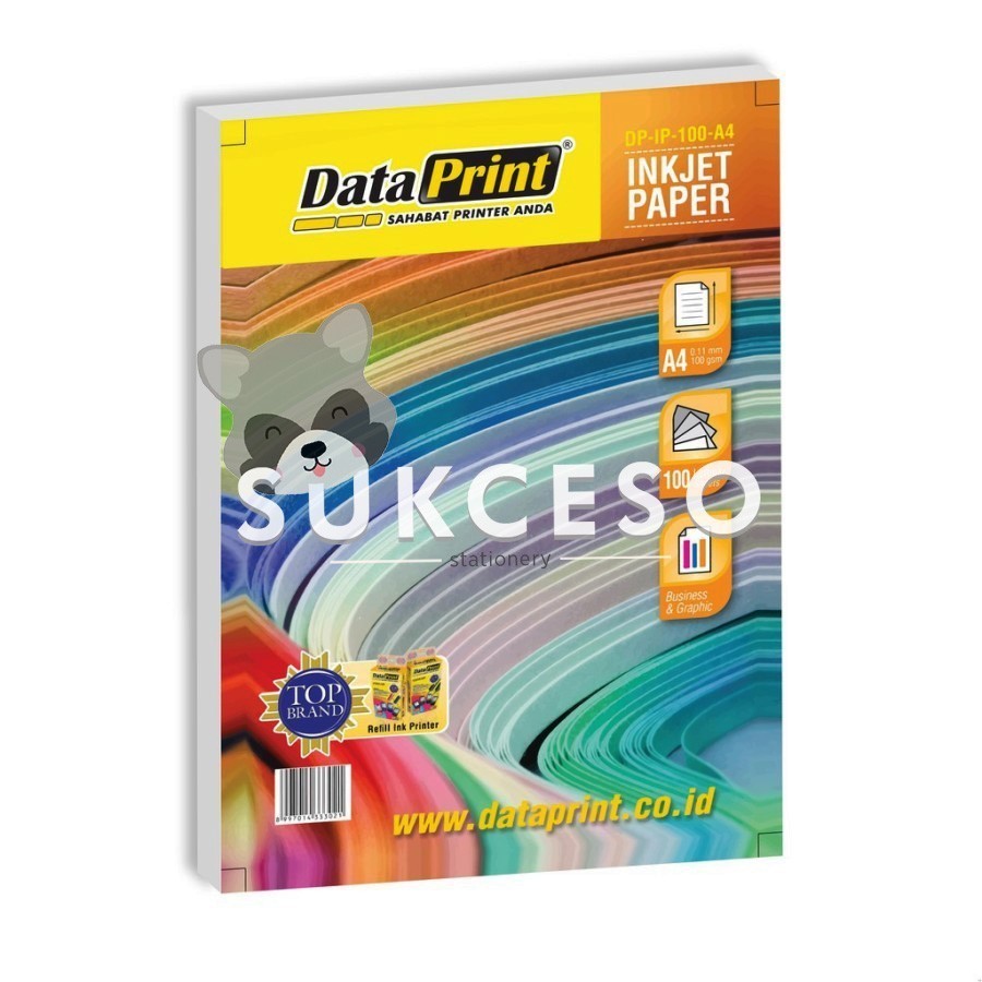 Jual Data Print Inkjet Paper A4 100gr / Inkjet Paper | Shopee Indonesia
