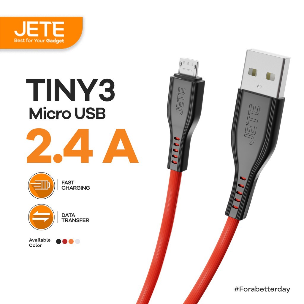Jual Kabel Data | Kabel USB | Kabel Charger Micro Fast Charging JETE ...