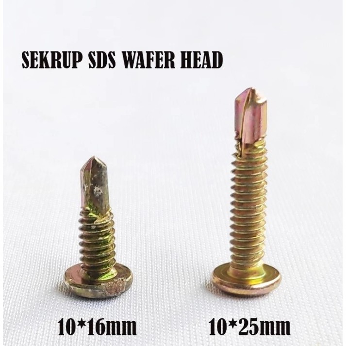 Jual Per 30 Pcs Skrup SDS Wafer Head Sekerup Roofing ACP Baut Gypsum ...