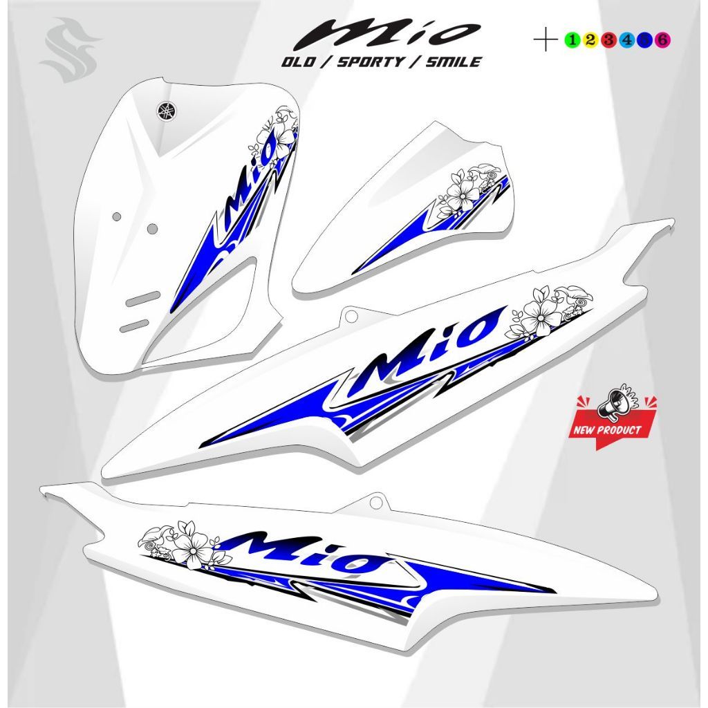 Jual STIKER POLET MOTOR MIO OLD MIO SPORTI STIKER STRIPING MIO TERLARIS ...