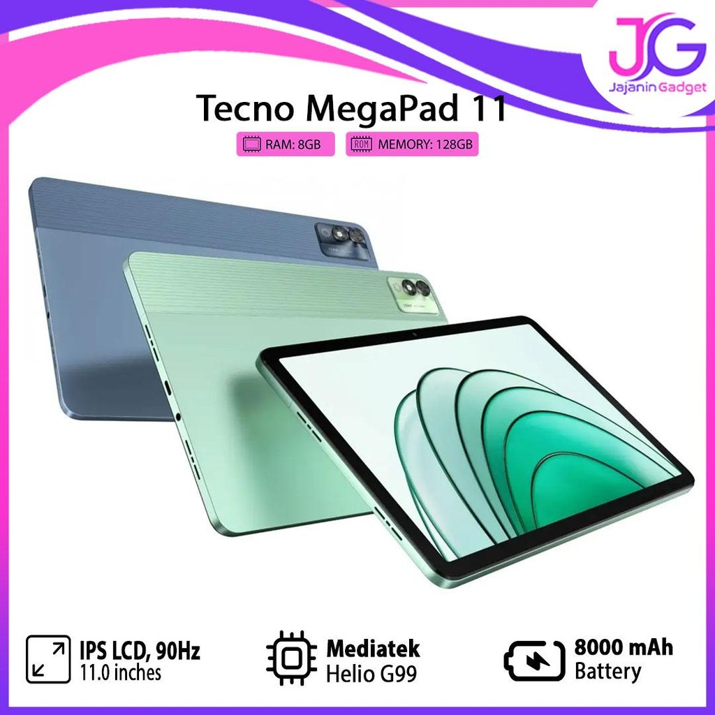 Jual Tecno MegaPad 11 Inch 4G 8/128GB 8/256GB Garansi Resmi Indonesia ...